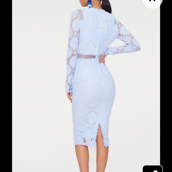 Pretty little thing nude/pastel pink dress - Picture 8 of 9